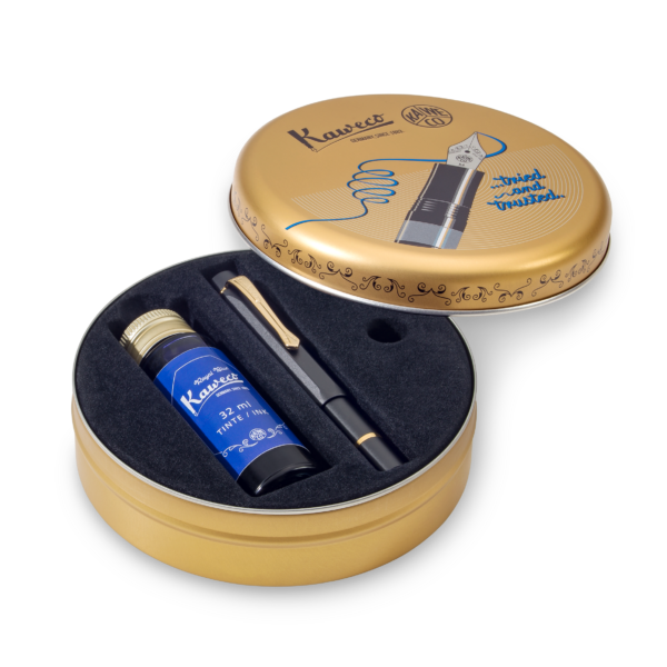 Kaweco_Piston_Filler_Sport_Black_Set_Tin_Box_Open_with_Lid_01_s